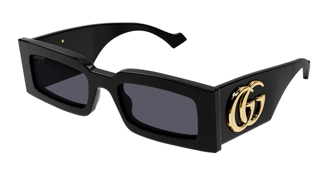 Sonnenbrillen gucci gg1425s 001 negro rectangular femenino größe 53mm - Hauptansicht