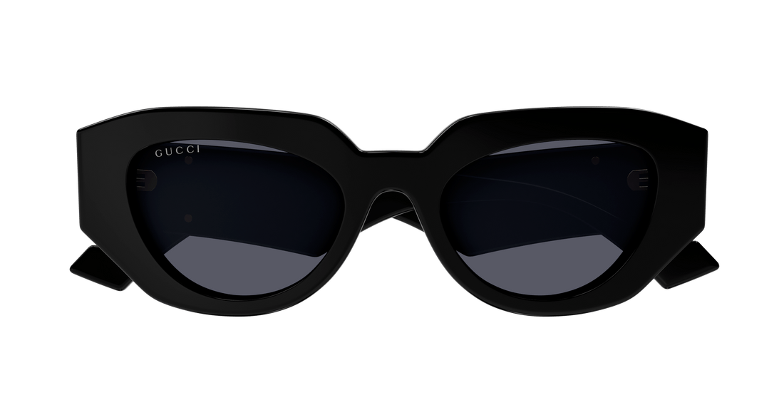 Gafas de sol gucci gg1421s 001 negro rectangular femenino talla 51mm - Vista de detalle