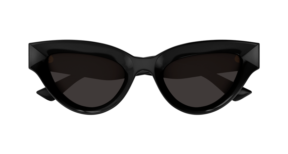 Occhiali da sole bottega veneta bv1249s 001 cat eye femenino taglia 53mm - Vista dettagliata