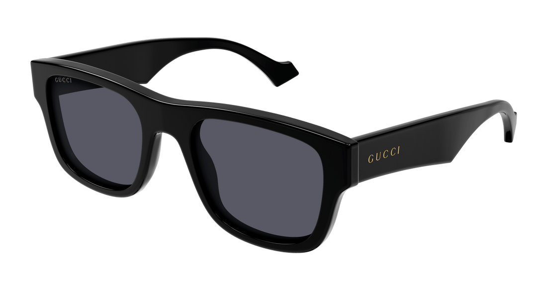 Gafas de sol gucci gg1427s 001 negro square masculino talla 53mm - Vista principal