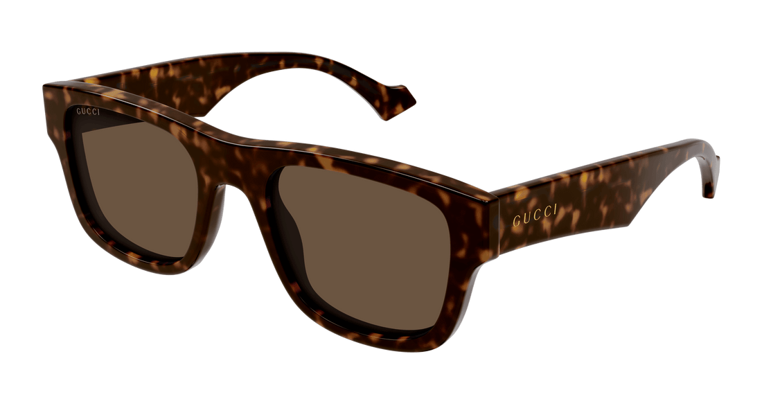 Sunglasses gucci gg1427s 003 havana square masculino size 53mm - Main view