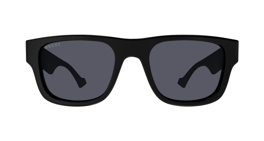 Gafas de sol gucci gg1427s 001 negro square masculino talla 53mm - Vista de detalle