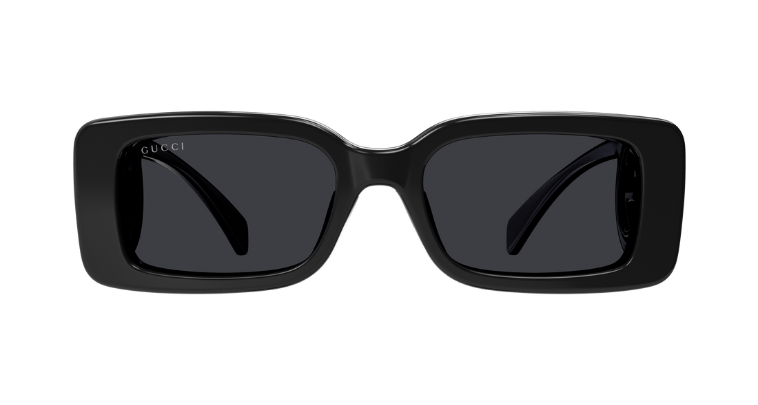Lunettes de soleil gucci gg1325s 001 negro rectangular femenino taille 54mm - Vue détaillée