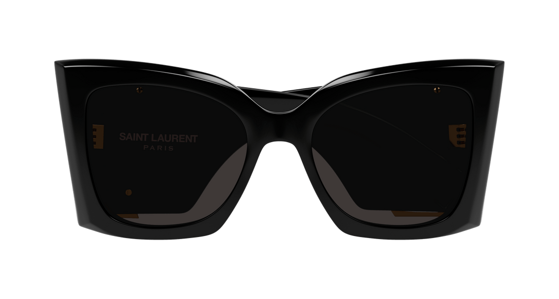 Óculos de sol saint laurent sl m119 blaze 001 square femenino tamanho 54mm - Vista de detalhe