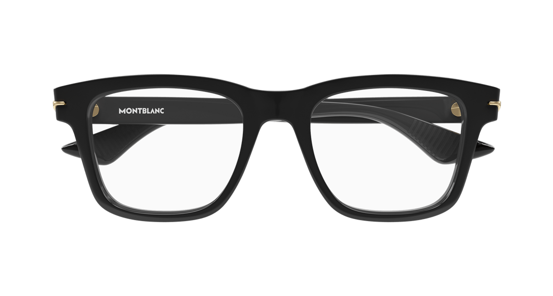 Gafas graduadas montblanc mb0266o 001 masculino talla 52mm - Vista de detalle