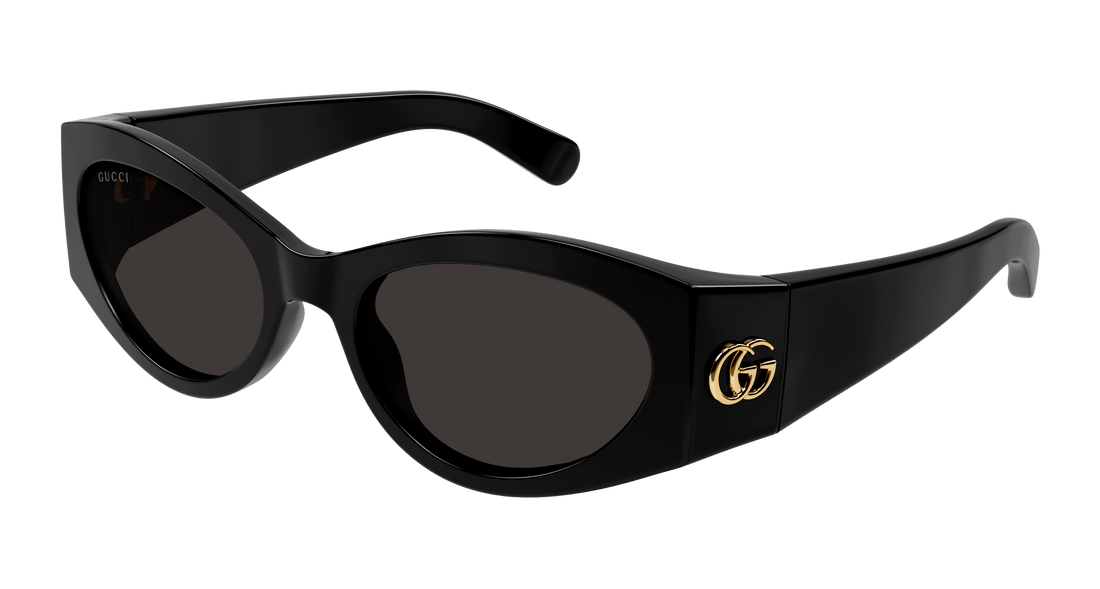 Gafas de sol gucci gg1401s 001 negro oval femenino talla 53mm - Vista principal