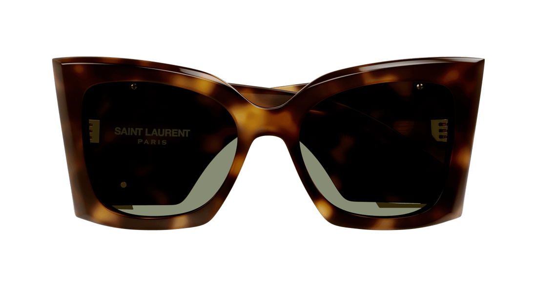 Óculos de sol saint laurent sl m119 blaze 002 square femenino tamanho 54mm - Vista de detalhe