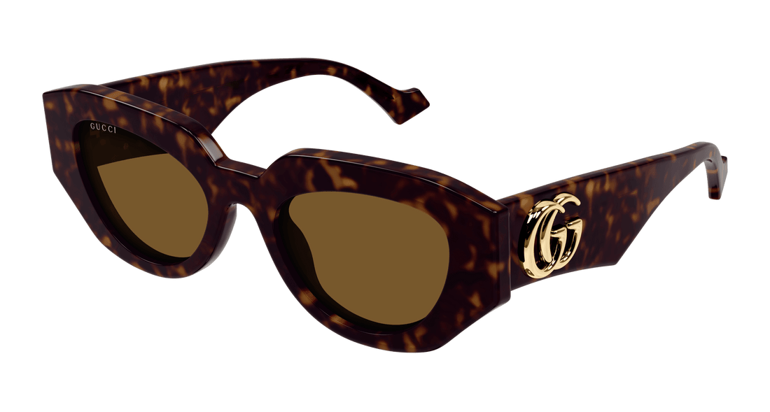 Gafas de sol gucci gg1421s 002 havana rectangular femenino talla 51mm - Vista principal