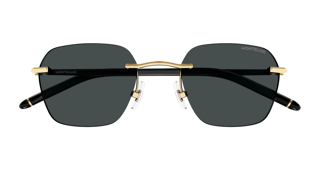 Sunglasses montblanc mb0270s 001 square masculino size 51mm - Detailed view