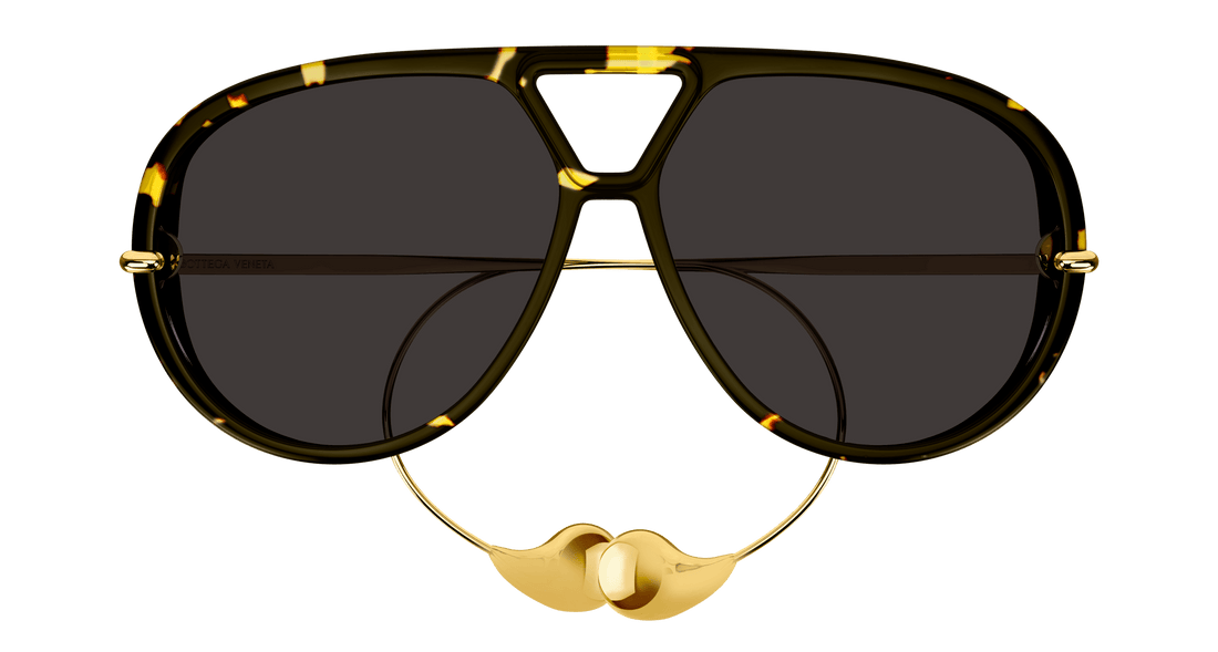 Occhiali da sole bottega veneta bv1273s 005 pilot femenino taglia 63mm - Vista dettagliata