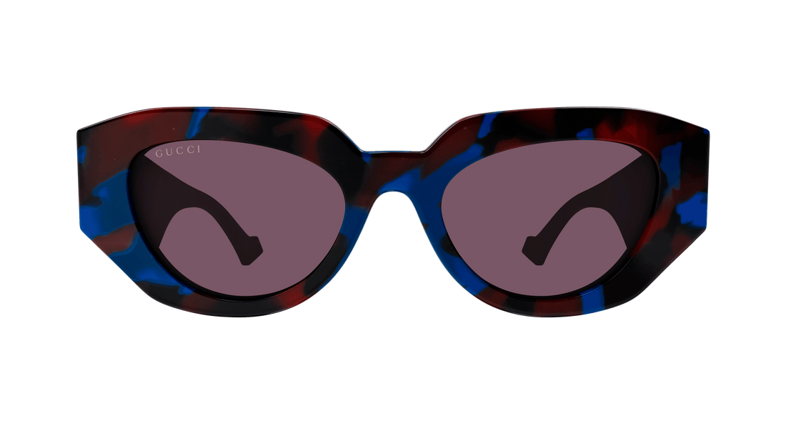 Occhiali da sole gucci gg1421s 003 havana rectangular femenino taglia 51mm - Vista dettagliata