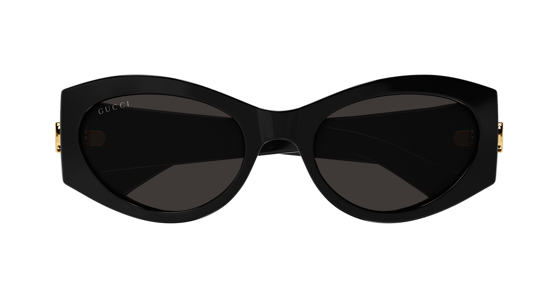 Gafas de sol gucci gg1401s 001 negro oval femenino talla 53mm - Vista de detalle