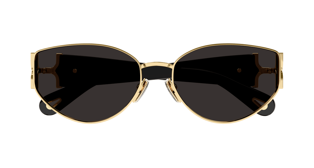Gafas de sol chloé ch0260s 001 dorado round/oval/panthos femenino talla 59mm - Vista de detalle