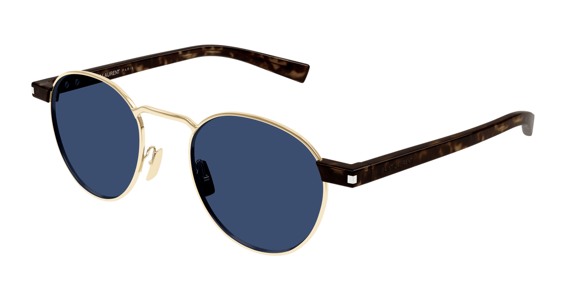 Okulary przeciwsłoneczne saint laurent sl 707 004 dorado round/oval/panthos masculino rozmiar 49mm - Widok główny