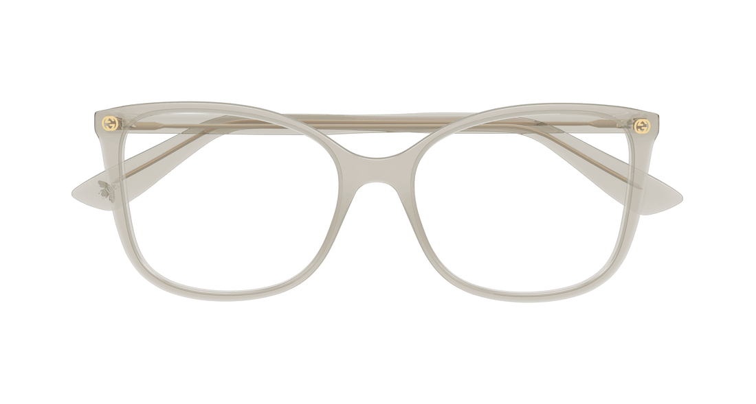 Occhiali da vista gucci gg0026o 016 amarillo cat eye femenino taglia 53mm - Vista dettagliata