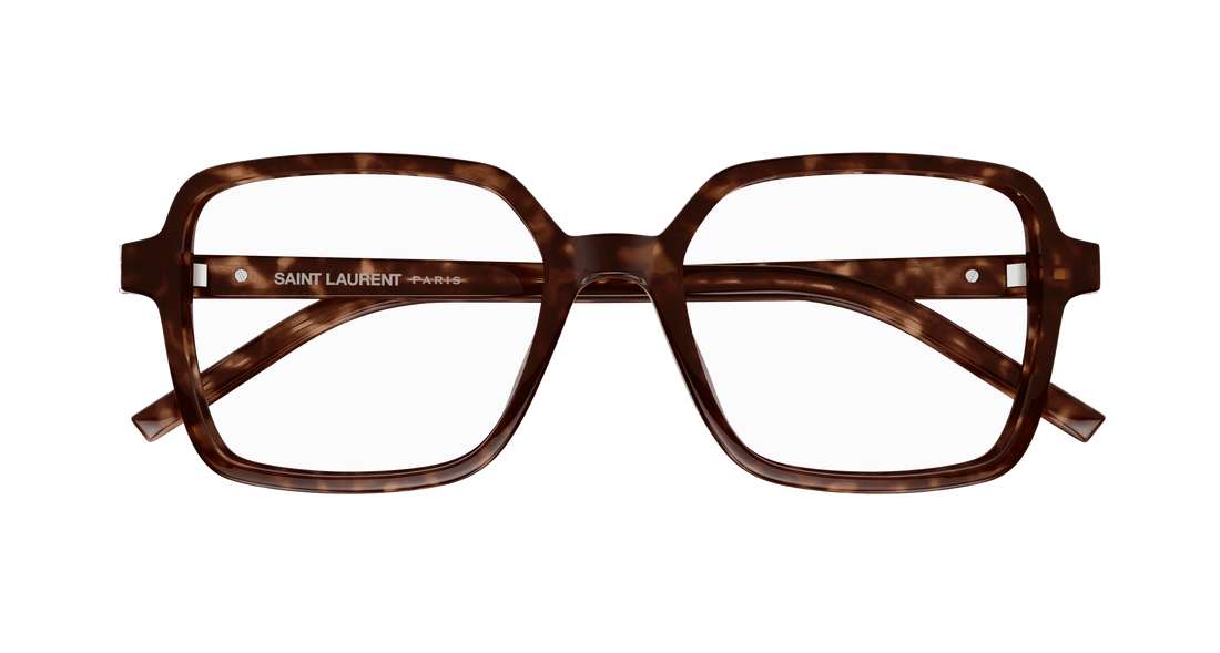 Brillen saint laurent sl m139 002 havana rectangular / squared femenino größe 54mm - Detailansicht