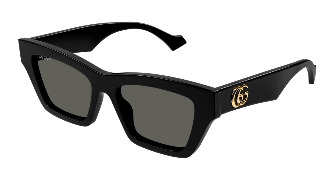 Occhiali da sole gucci gg1753s 001 negro cat eye femenino taglia 53mm - Vista principale