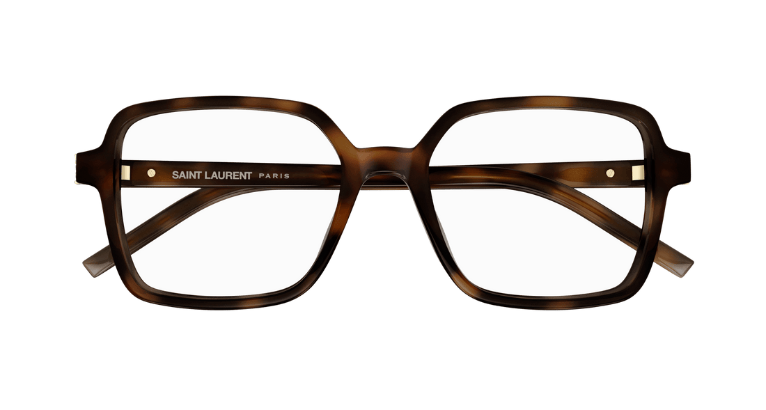 Brillen saint laurent sl m139 003 havana rectangular / squared femenino größe 54mm - Detailansicht
