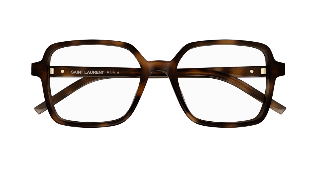 Lunettes de vue saint laurent sl m139 003 havana rectangular / squared femenino taille 54mm - Vue détaillée