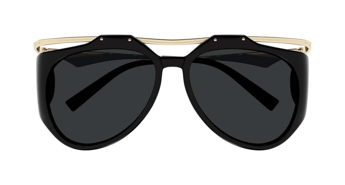 Occhiali da sole saint laurent sl m137 amelia 001 negro pilot femenino taglia 55mm - Vista dettagliata