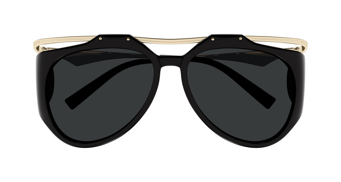 Óculos de sol saint laurent sl m137 amelia 001 negro pilot femenino tamanho 55mm - Vista de detalhe