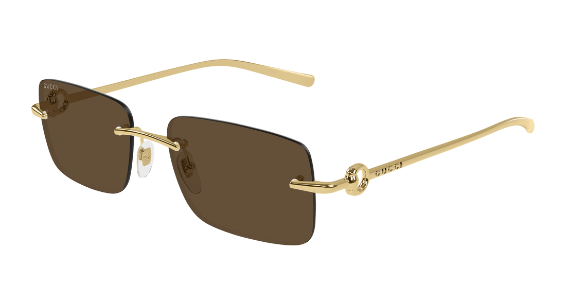 Sonnenbrillen gucci gg1703s 004 dorado rectangular / squared masculino größe 55mm - Hauptansicht