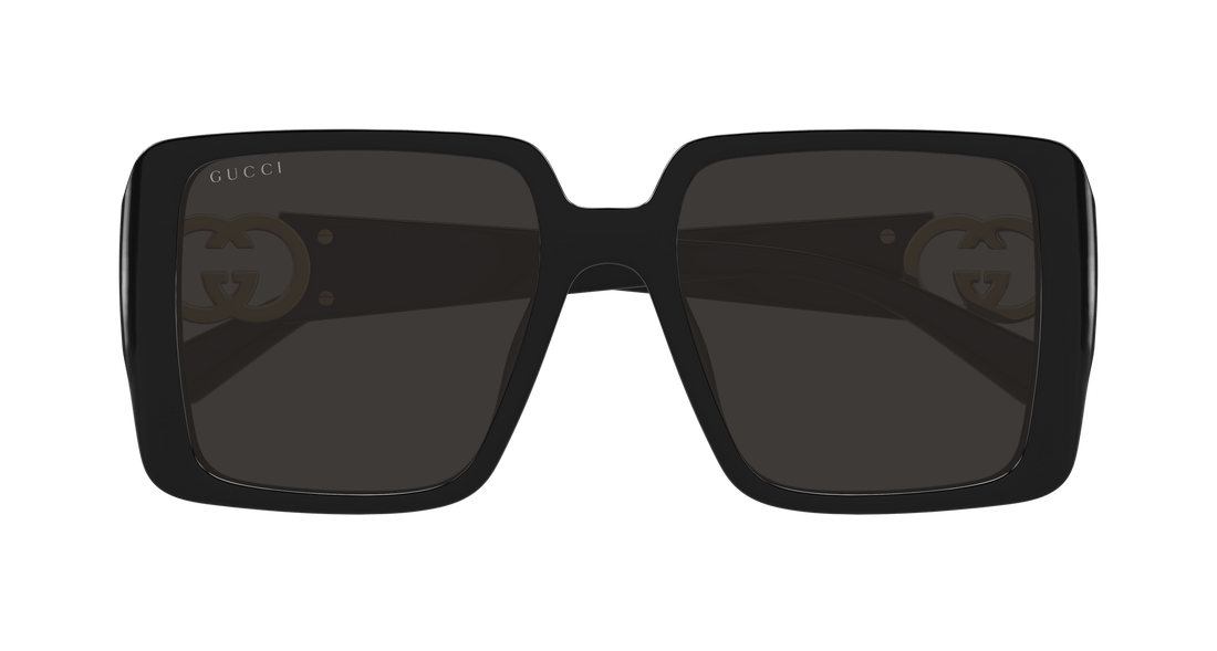Lunettes de soleil gucci gg1692s 001 negro rectangular / squared femenino taille 54mm - Vue détaillée