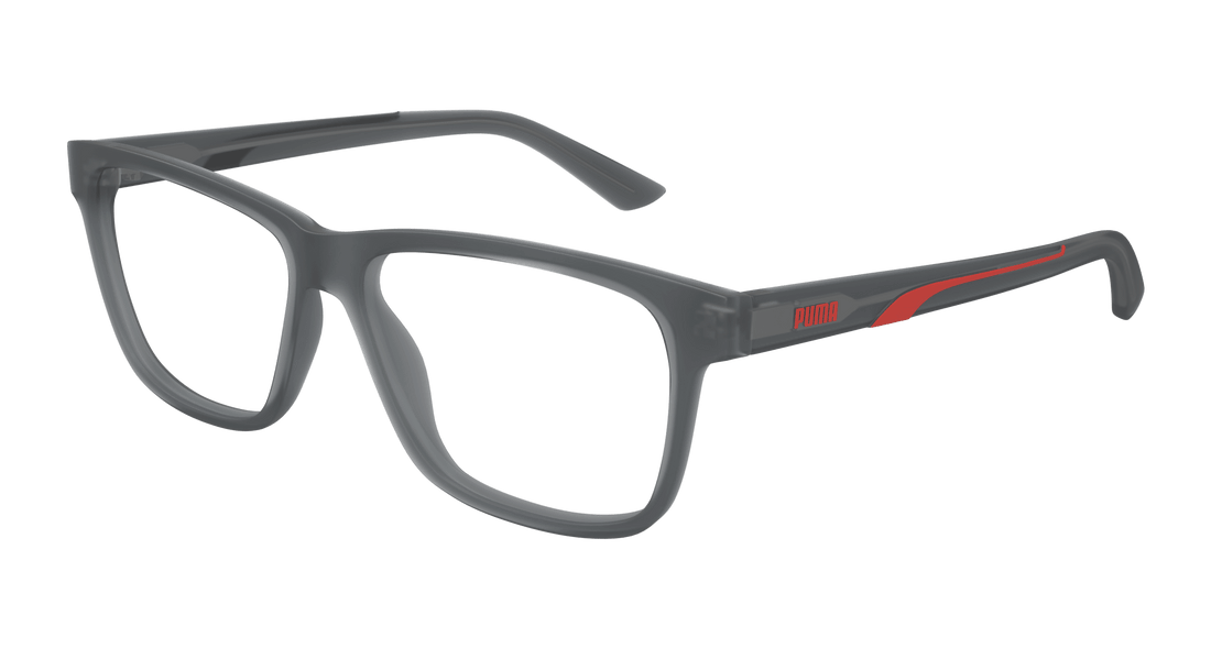 Occhiali da vista puma pu0470o 003 gris rectangular / squared masculino taglia 57mm - Vista principale