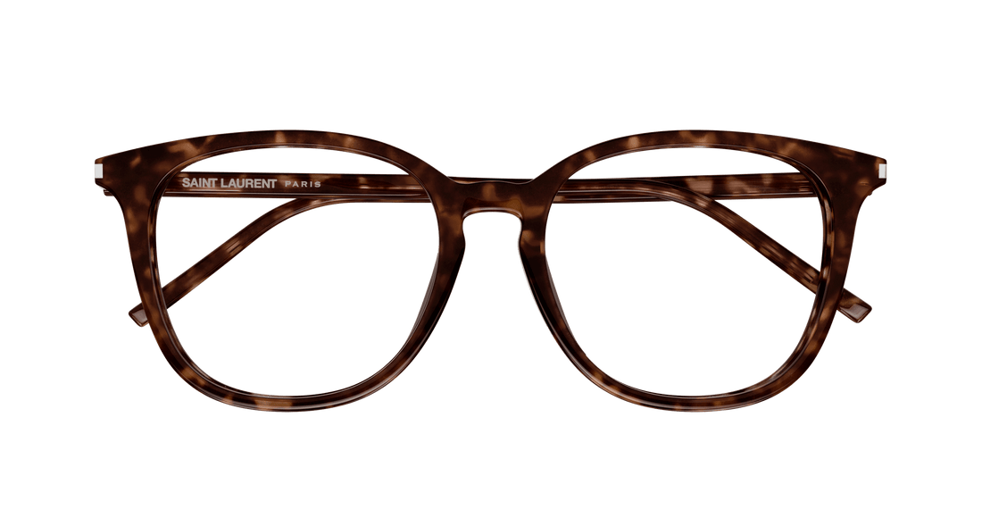 Brillen saint laurent sl 724/f 002 havana cat eye femenino größe 53mm - Detailansicht