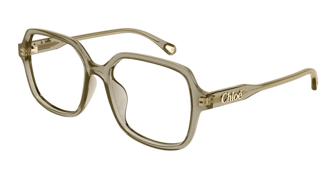 Prescription glasses chloé ch0277oa 004 verde rectangular / squared femenino size 53mm - Main view