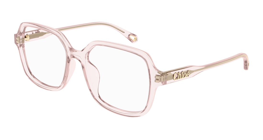 Prescription glasses chloé ch0277oa 003 rosa rectangular / squared femenino size 53mm - Main view