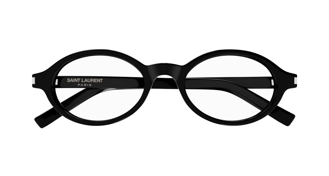 Lunettes de vue saint laurent sl 751 jeanne opt 001 negro round/oval/panthos femenino taille 50mm - Vue détaillée