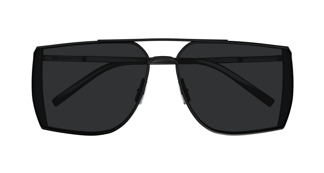 Okulary przeciwsłoneczne saint laurent sl 750 001 negro rectangular / squared masculino rozmiar 69mm - Widok szczegółowy