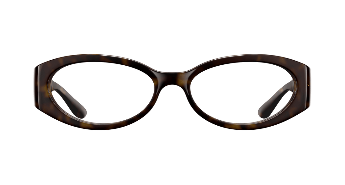 Occhiali da vista gucci gg1693o 002 havana round/oval/panthos femenino taglia 52mm - Vista dettagliata