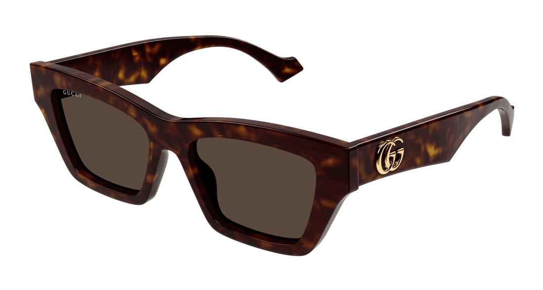 Sonnenbrillen gucci gg1753s 002 havana cat eye femenino größe 53mm - Hauptansicht
