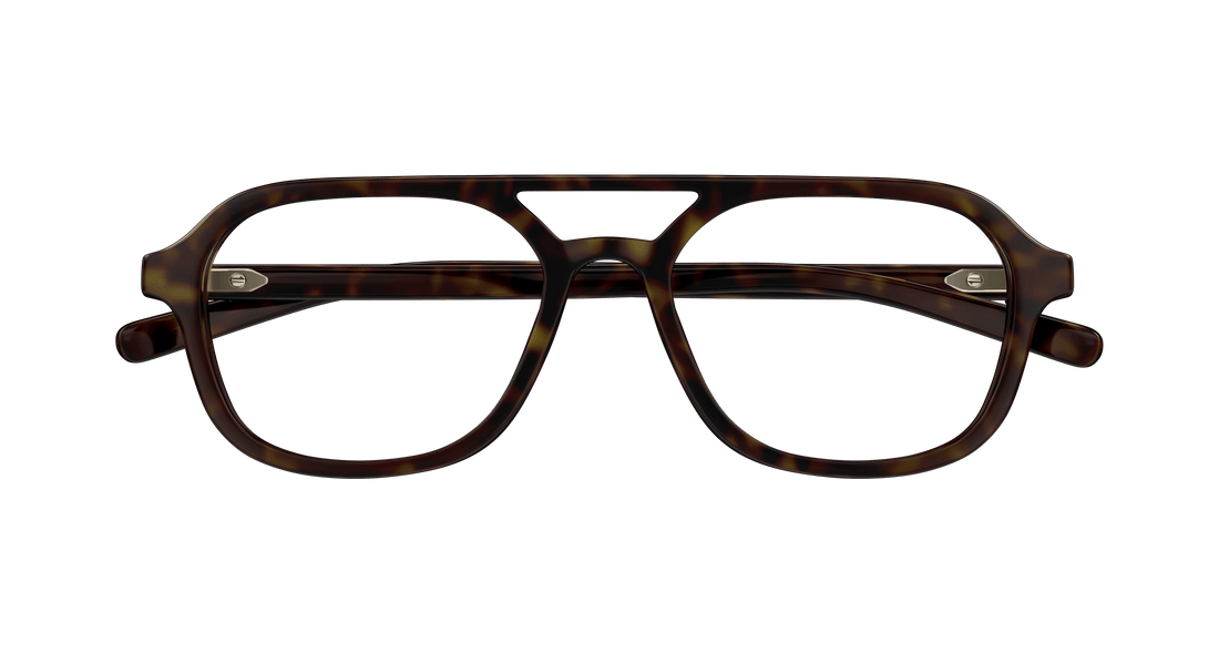 Occhiali da vista gucci gg1673o 002 havana pilot/navigator masculino taglia 53mm - Vista dettagliata