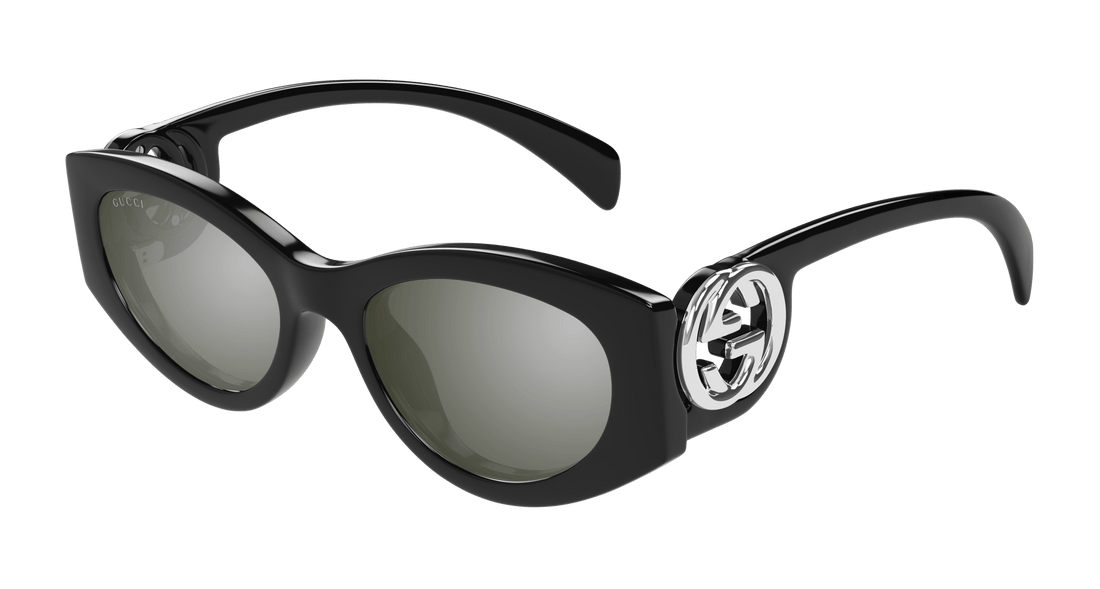 Occhiali da sole gucci gg1691s 001 negro cat eye femenino taglia 54mm - Vista principale