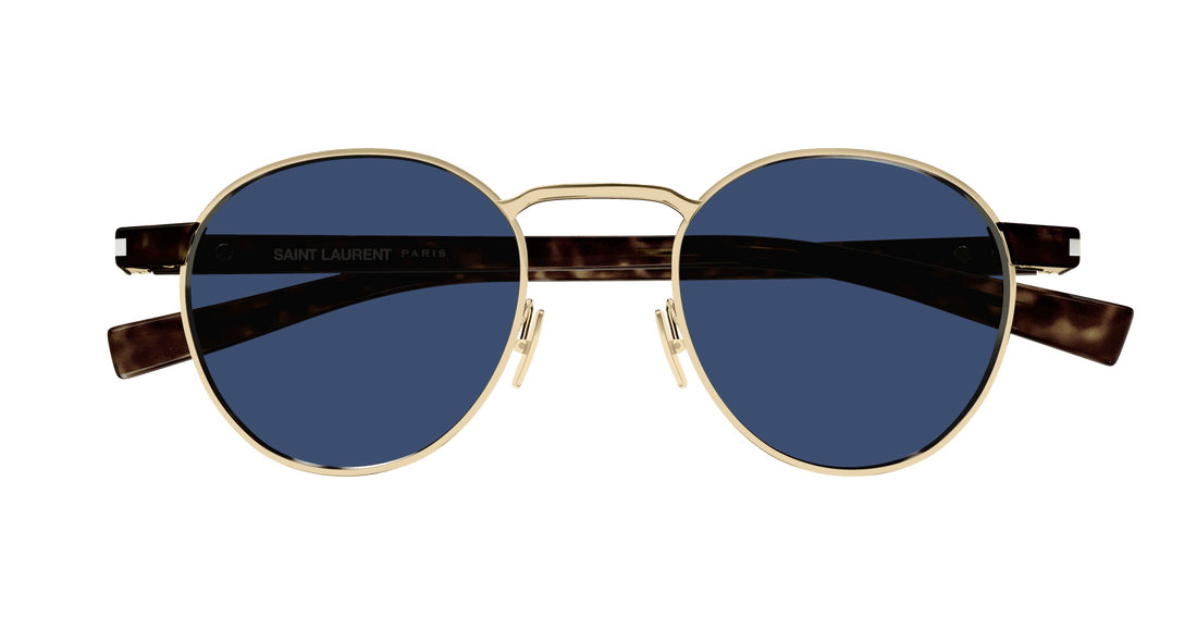 Okulary przeciwsłoneczne saint laurent sl 707 004 dorado round/oval/panthos masculino rozmiar 49mm - Widok szczegółowy
