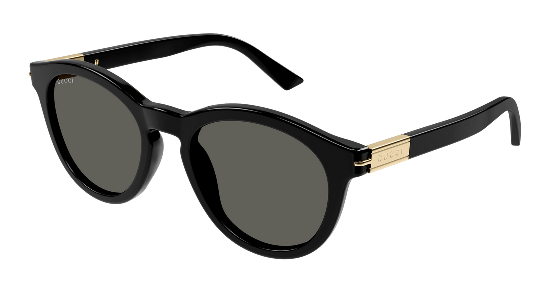 Gafas de sol gucci gg1501s 001 negro oval masculino talla 52mm - Vista principal