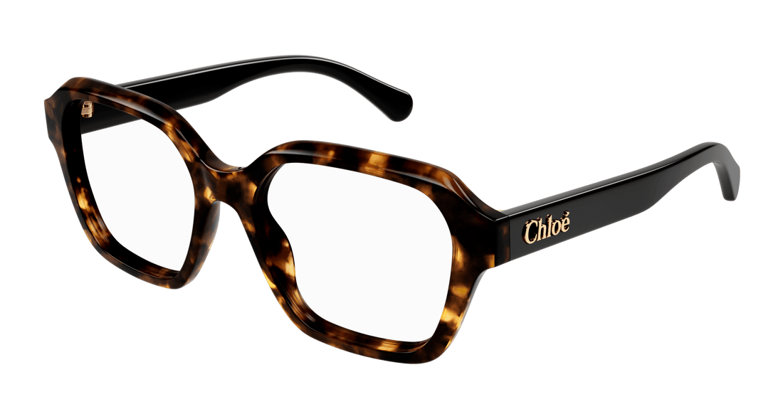 Prescription glasses chloé ch0272o 002 havana rectangular / squared femenino size 53mm - Main view