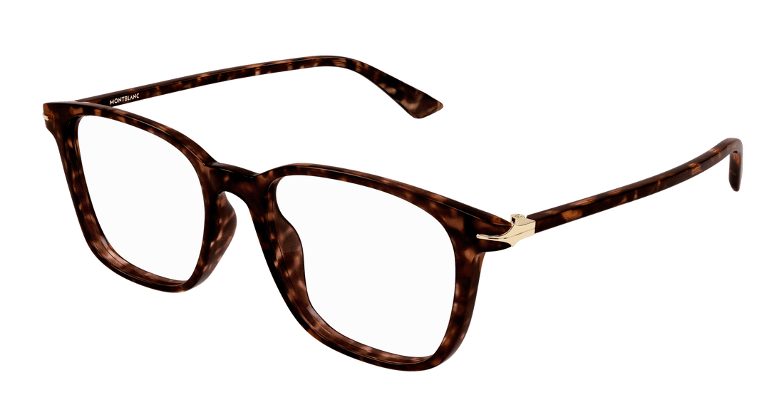 Occhiali da vista montblanc mb0338o 007 havana rectangular / squared masculino taglia 54mm - Vista principale