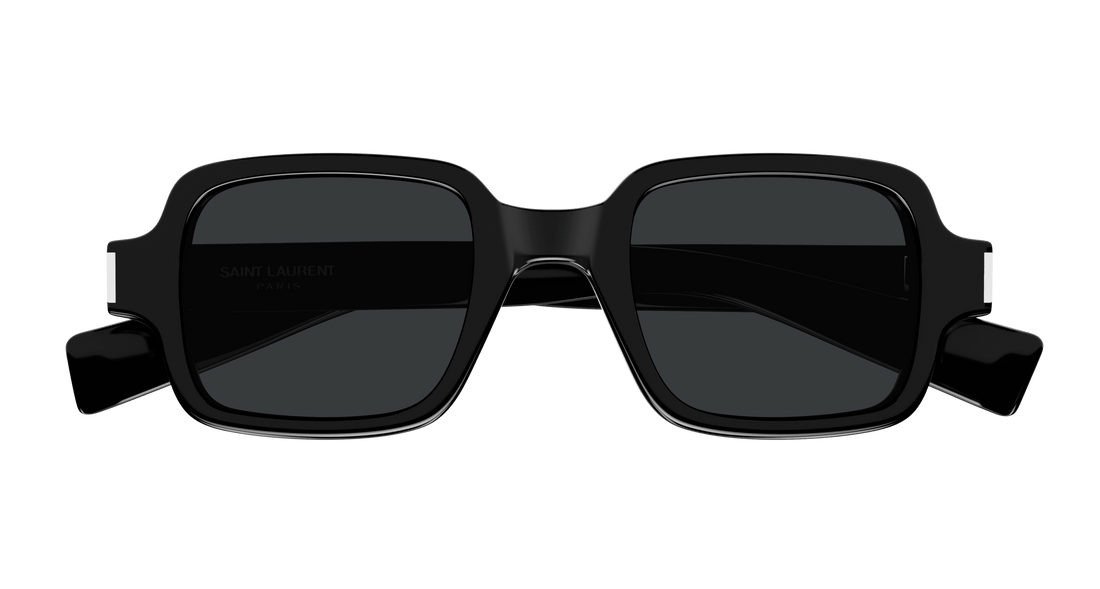 Okulary przeciwsłoneczne saint laurent sl 720 001 negro rectangular / squared unisex rozmiar 48mm - Widok szczegółowy
