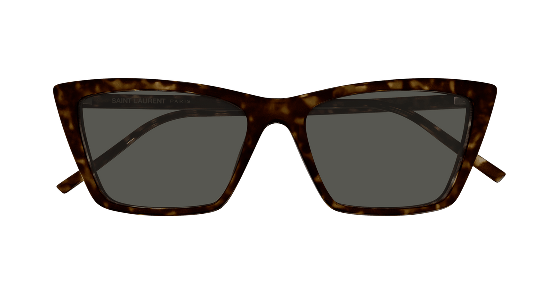 Occhiali da sole saint laurent sl 737 mica thin 002 havana rectangular / squared femenino taglia 54mm - Vista dettagliata