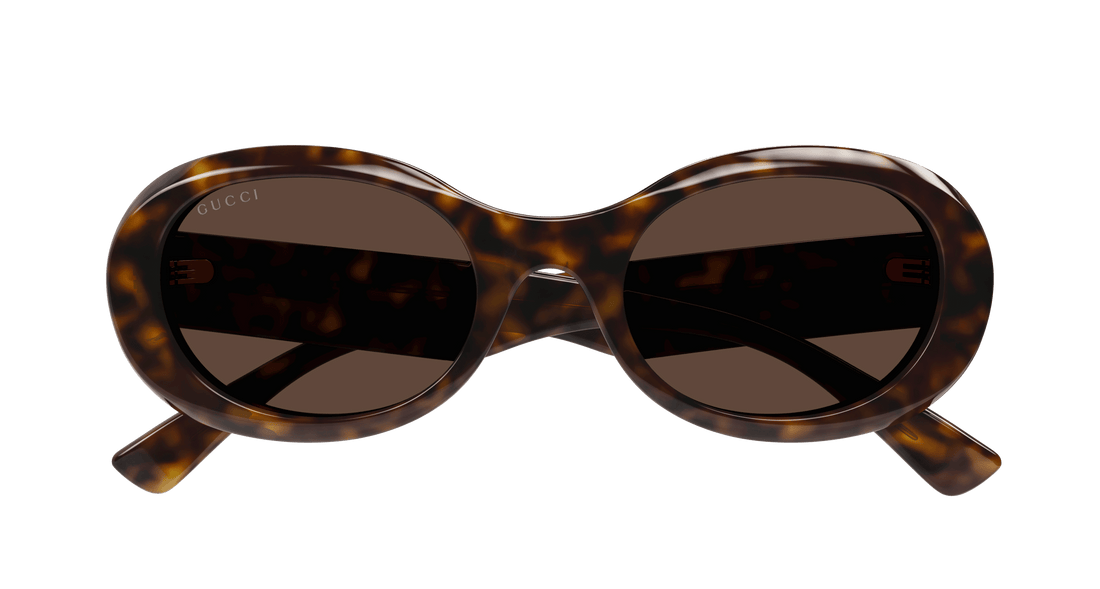 Gafas de sol gucci gg1587s 002 havana oval femenino talla 52mm - Vista de detalle
