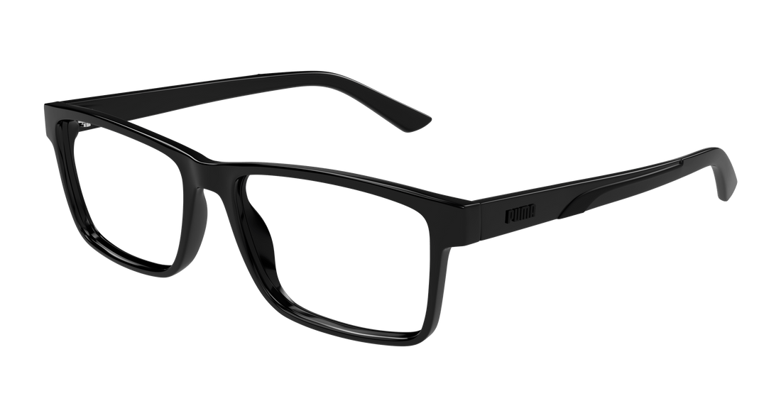 Occhiali da vista puma pu0473o 001 negro rectangular / squared masculino taglia 56mm - Vista principale