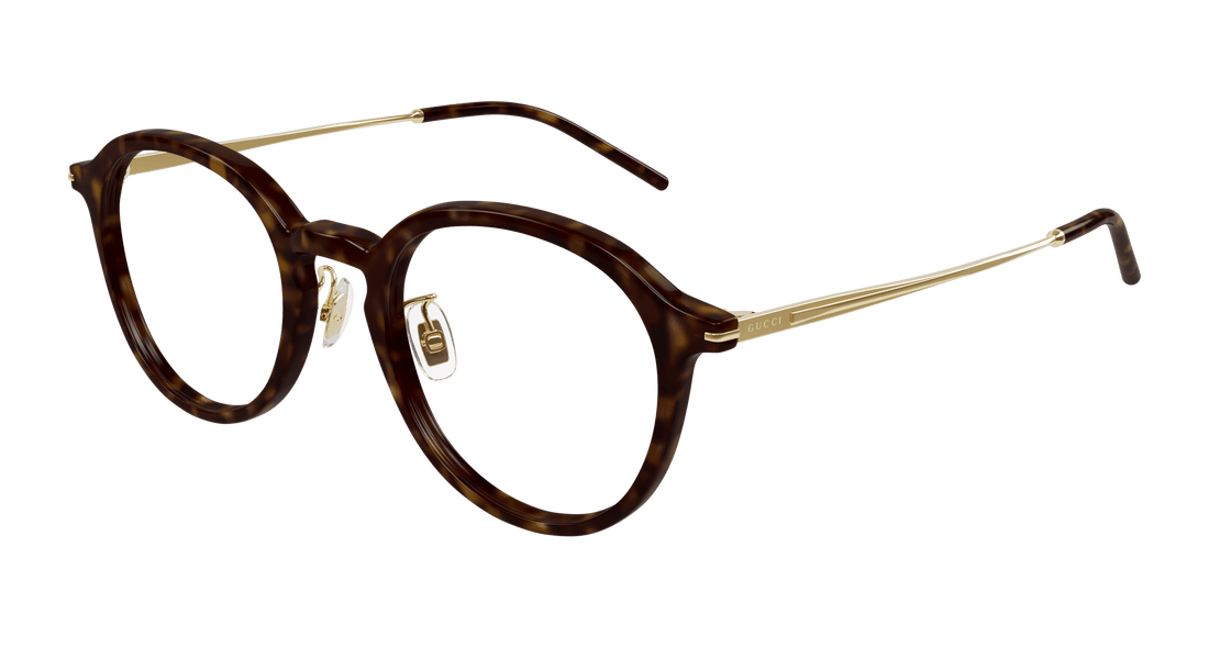 Occhiali da vista gucci gg1734ok 002 havana round/oval/panthos unisex taglia 50mm - Vista principale