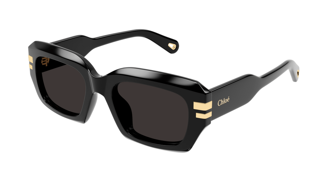 Gafas de sol chloé ch0256s 001 negro rectangular / squared femenino talla 53mm - Vista principal
