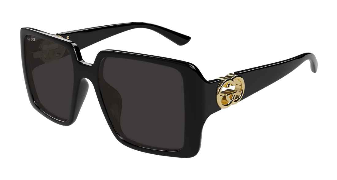 Lunettes de soleil gucci gg1692s 001 negro rectangular / squared femenino taille 54mm - Vue principale