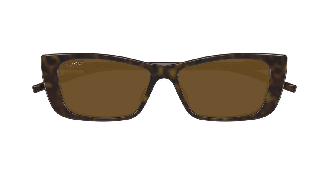 Gafas de sol gucci gg1681s 004 havana cat eye femenino talla 53mm - Vista de detalle