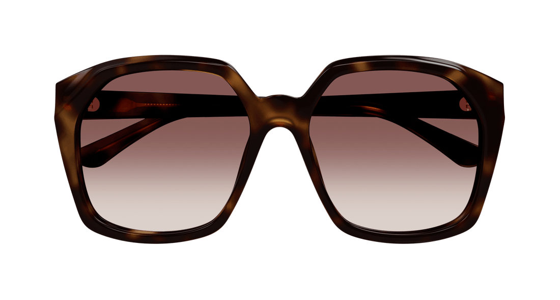 Gafas de sol chloé ch0280s 006 havana rectangular / squared femenino talla 57mm - Vista de detalle